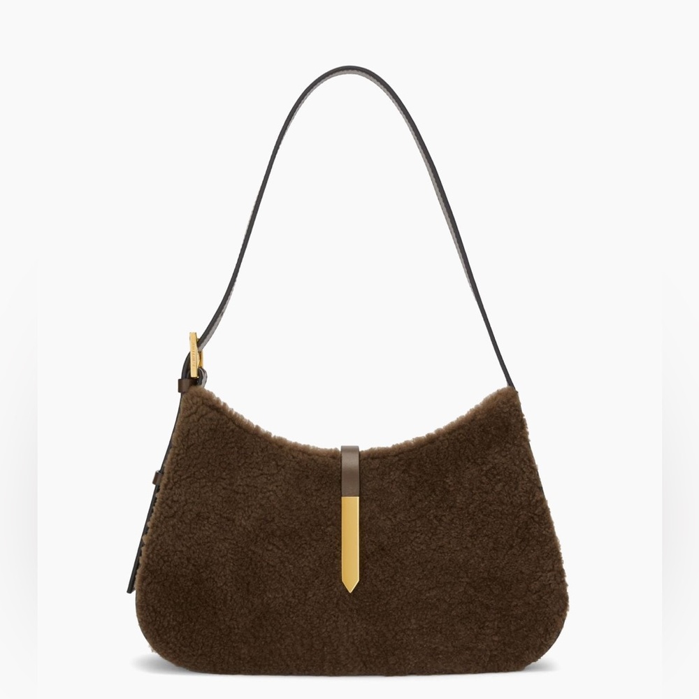 DeMellier Tokyo Brown Shearling Bag